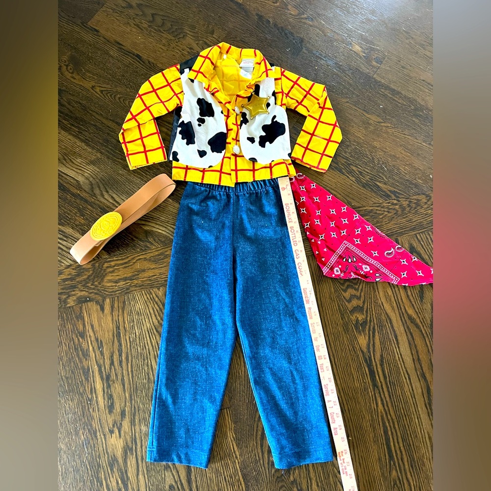 Disney Jessie Cowboy Costume with Bandana and Belt kids XS cow vest sheriff